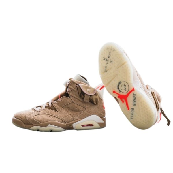 Air Jordan x Travis Scott Retro 6 'British Khaki'