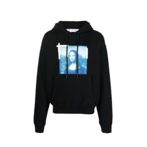 OFF-WHITE Monalisa Over Crewneck Black/Blue