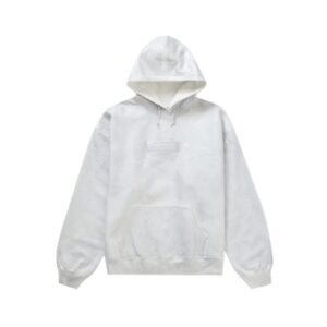 Supreme MM6 Maison Margiela Foil Box Logo Hooded Sweatshirt White