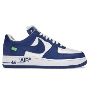 Louis Vuitton Nike Air Force 1 Low By Virgil Abloh White Royal