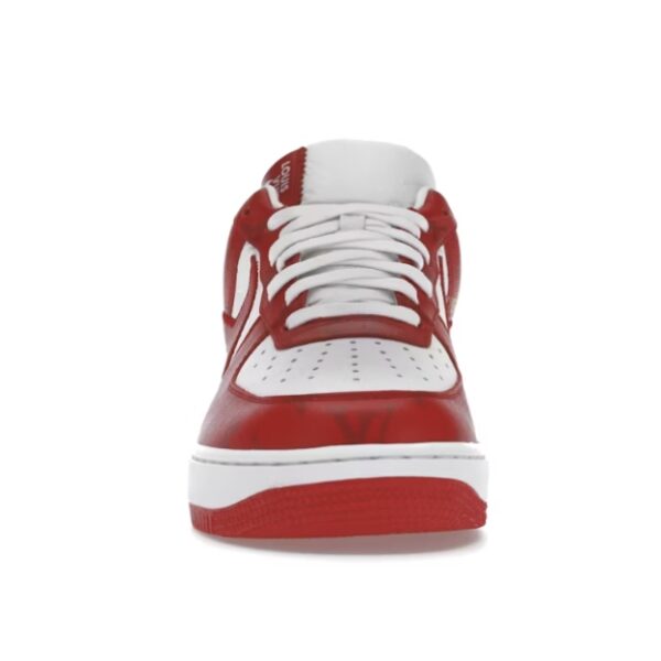 Louis Vuitton Nike Air Force 1 Low By Virgil Abloh White Red - Imagen 4
