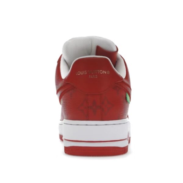 Louis Vuitton Nike Air Force 1 Low By Virgil Abloh White Red