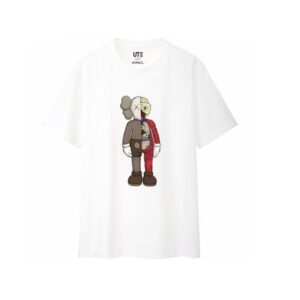 Camiseta desollada KAWS x Uniqlo (tallas japonesas) Blanco
