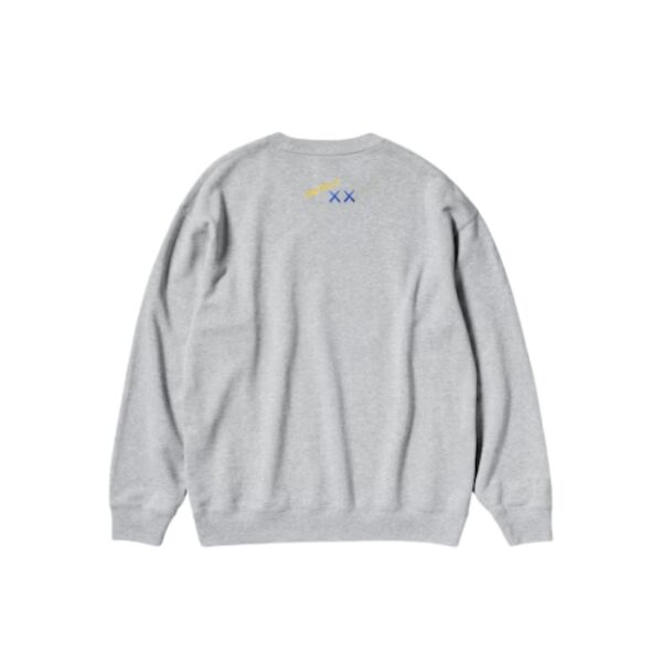 KAWS x Uniqlo Warhol Graphic Sweatshirt Grey - Imagen 2